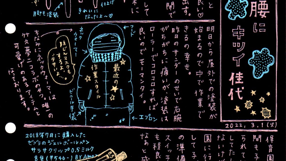 ローラーコロコロは腰にキツイ佳代